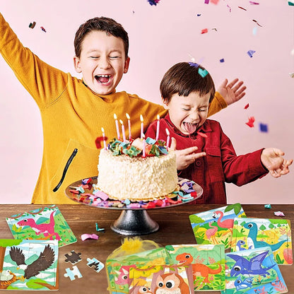 20pcs Cartoon Puzzle Set for Kids | Animal Pattern Educational Toy