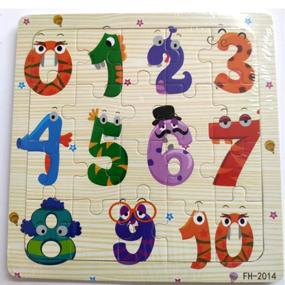 3D Wooden Puzzle Montessori Educational Toy