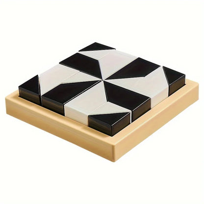 Montessori Logic Block Puzzle Toy for Kids | 120 Challenges to Train Focus & Thinking