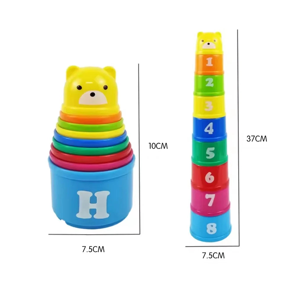 Baby Stacking Cups for Bath & Everyday Play