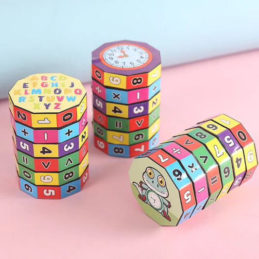 Rotating Arithmetic Numbers Cube Toy