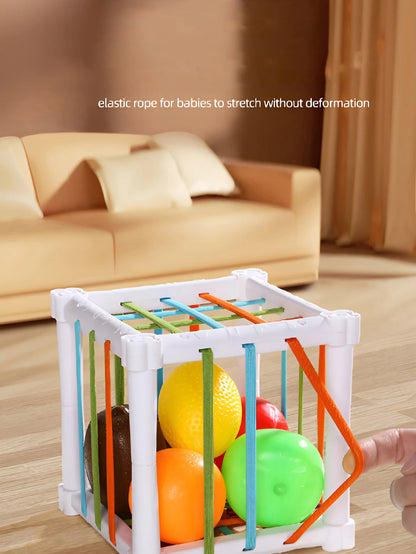 Montessori Sensory Cube for 12–36 Months