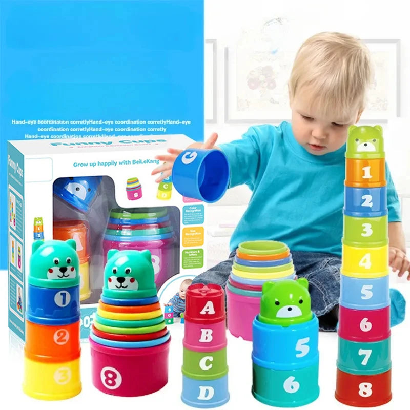 Baby Stacking Cups for Bath & Everyday Play