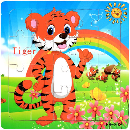 3D Wooden Puzzle Montessori Educational Toy