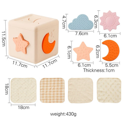 Montessori Tissue Box Toy for Babies | Crinkle Sensory Play