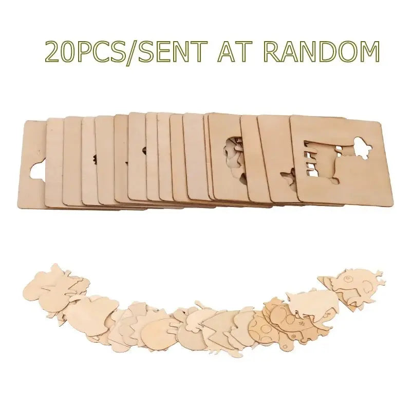 Wooden Drawing Stencils Kit for Kids