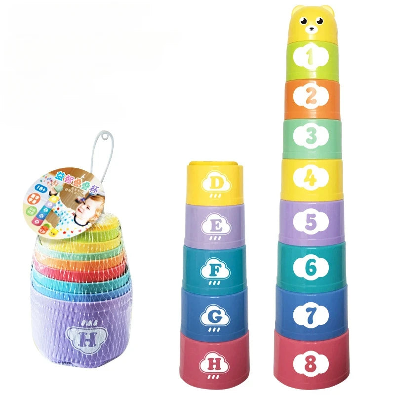 Baby Stacking Cups for Bath & Everyday Play