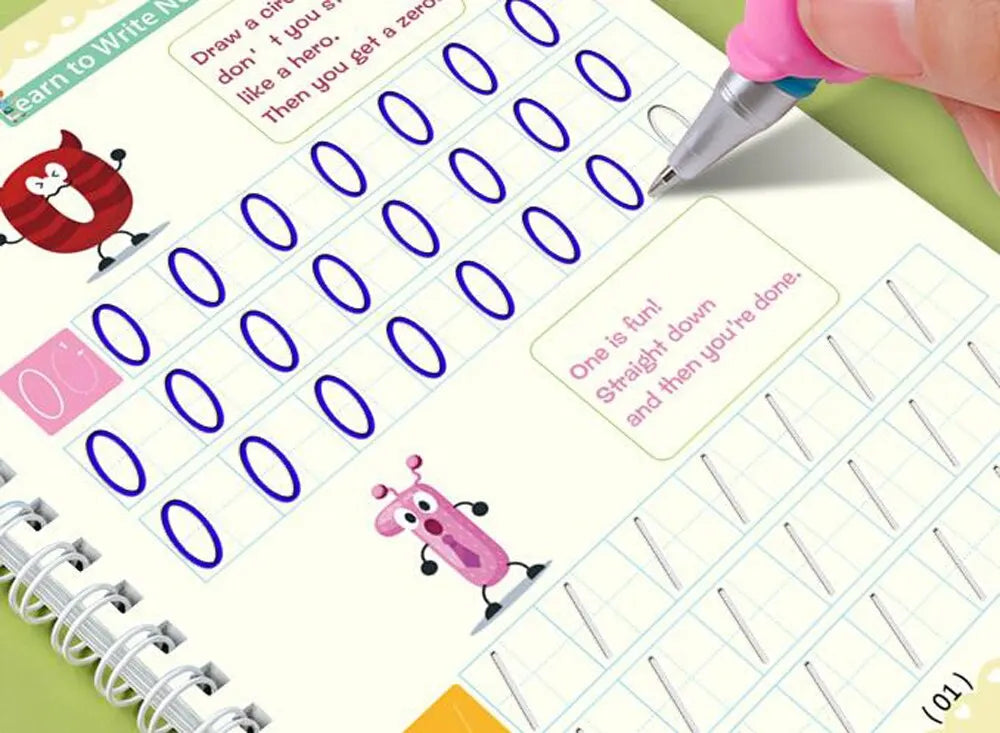Letter & Number Tracing Books for Kids (Ages 3–8)