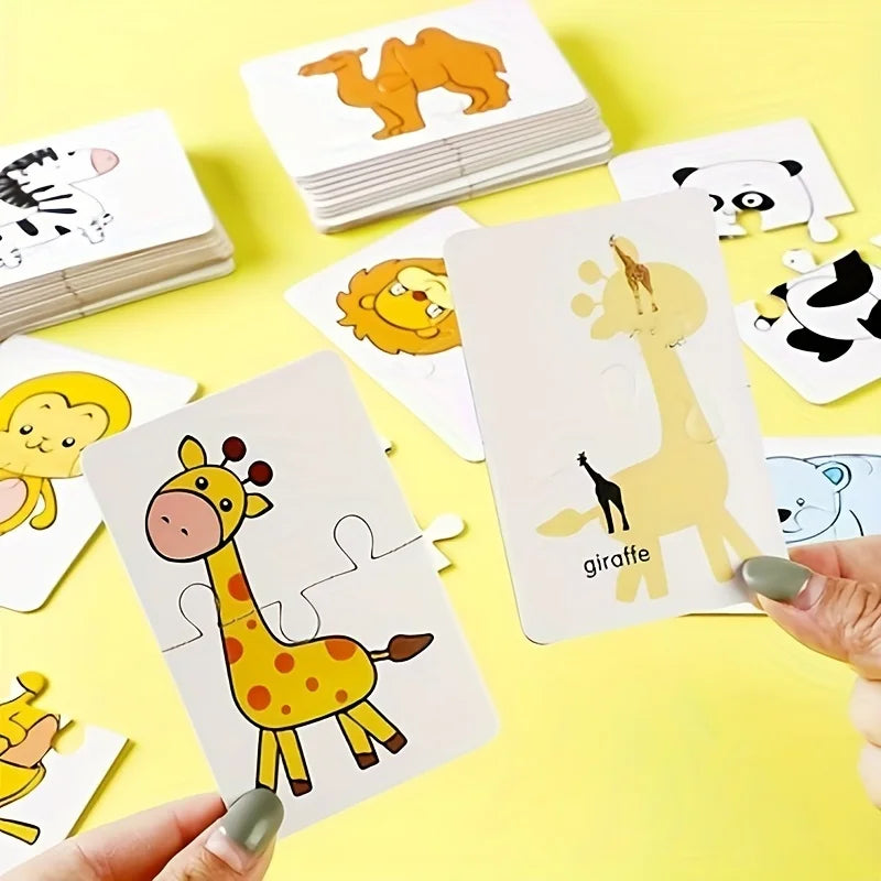 Matching & Puzzle Picture Cards for Preschoolers