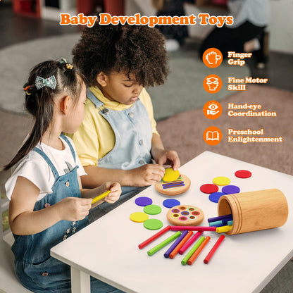 Wooden Fine Motor Skills Toy for Toddlers