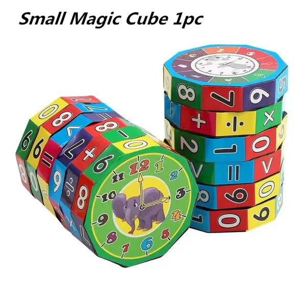 Rotating Arithmetic Numbers Cube Toy for Kids