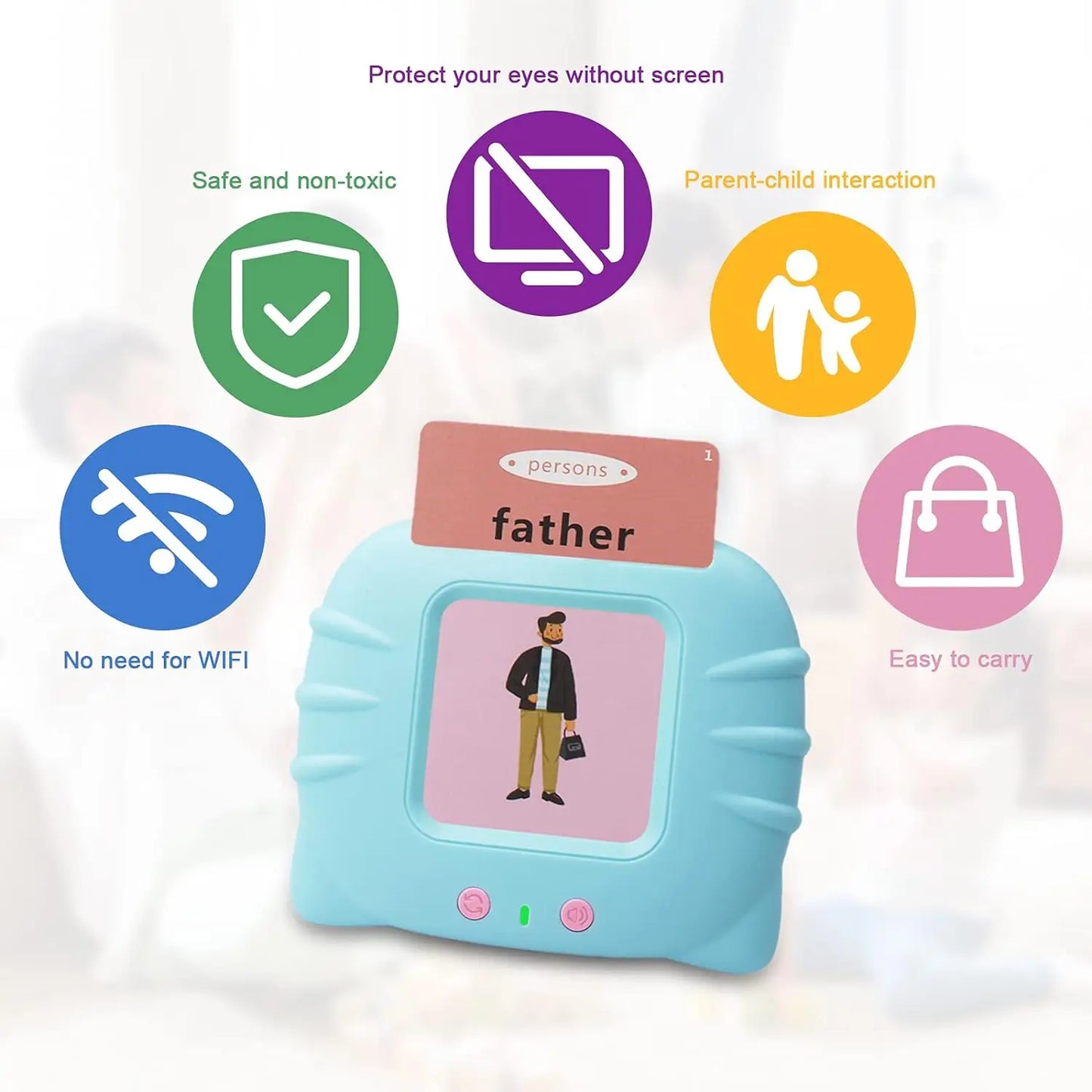 Talking Flash Card Reader for Preschool (3–6)