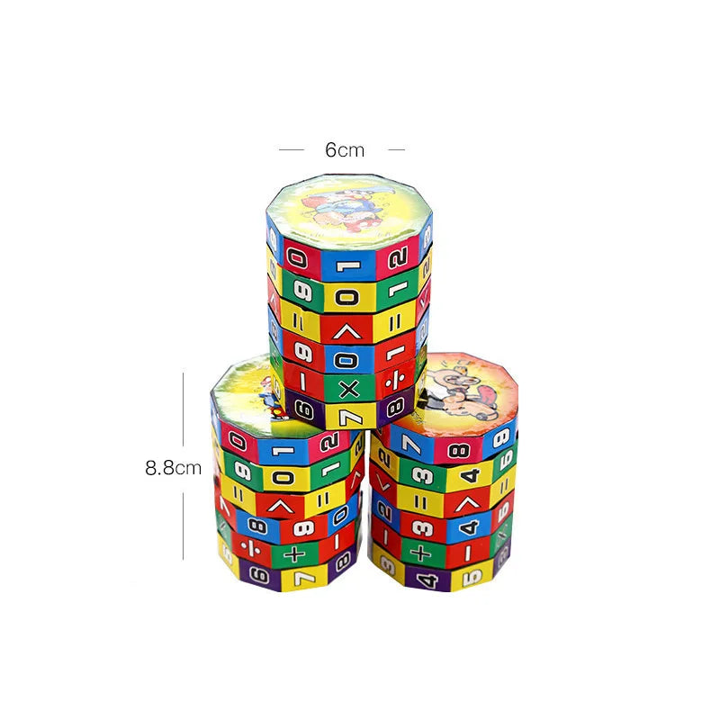 Rotating Arithmetic Numbers Cube Toy