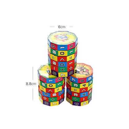 Rotating Arithmetic Numbers Cube Toy