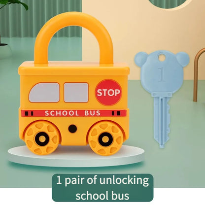 Montessori Lock and Key Number Toy for 3–6 Year Olds