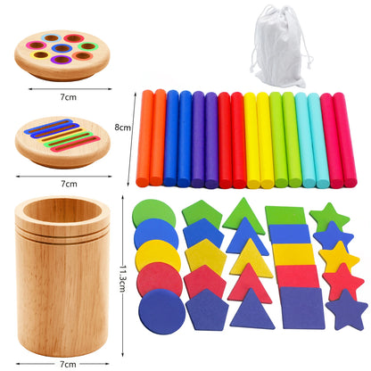 Wooden Fine Motor Skills Toy for Toddlers