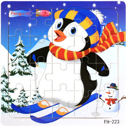 3D Wooden Puzzle Montessori Educational Toy