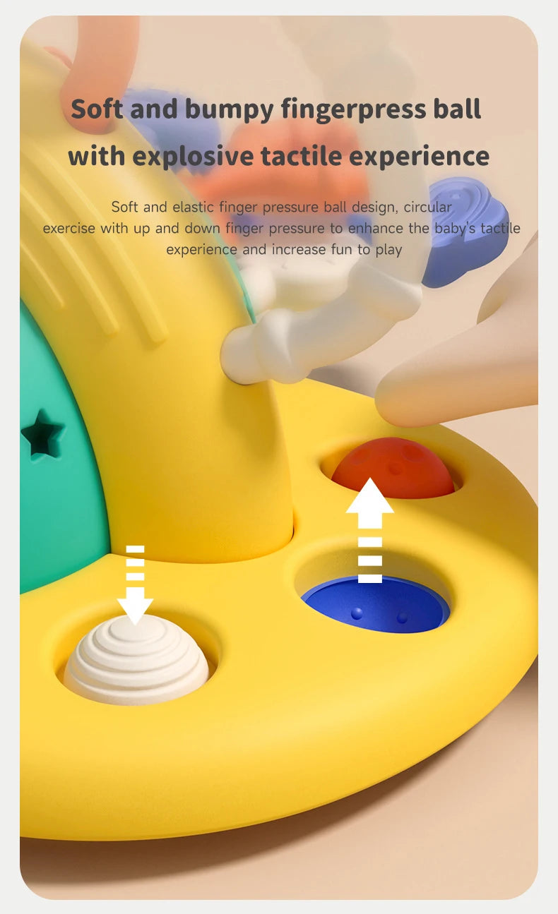 Montessori Baby Sensory Pull String Suction Toy for High Chair & Table