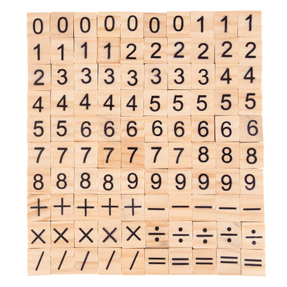 Montessori Wooden Alphabet Tiles for Toddlers | 100-Piece Spelling Game Set