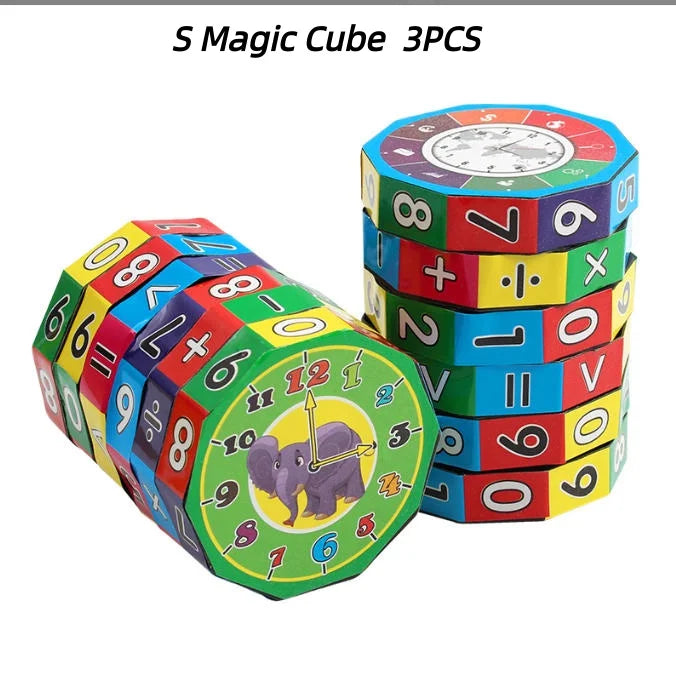 Rotating Arithmetic Numbers Cube Toy