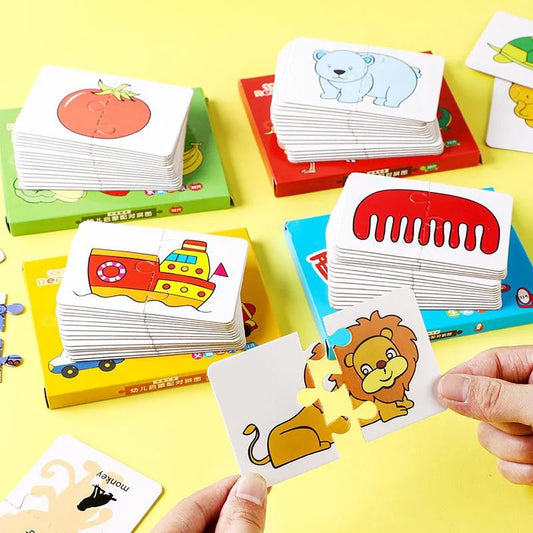 Matching & Puzzle Picture Cards for Preschoolers
