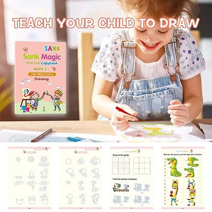 Letter & Number Tracing Books for Kids (Ages 3–8)